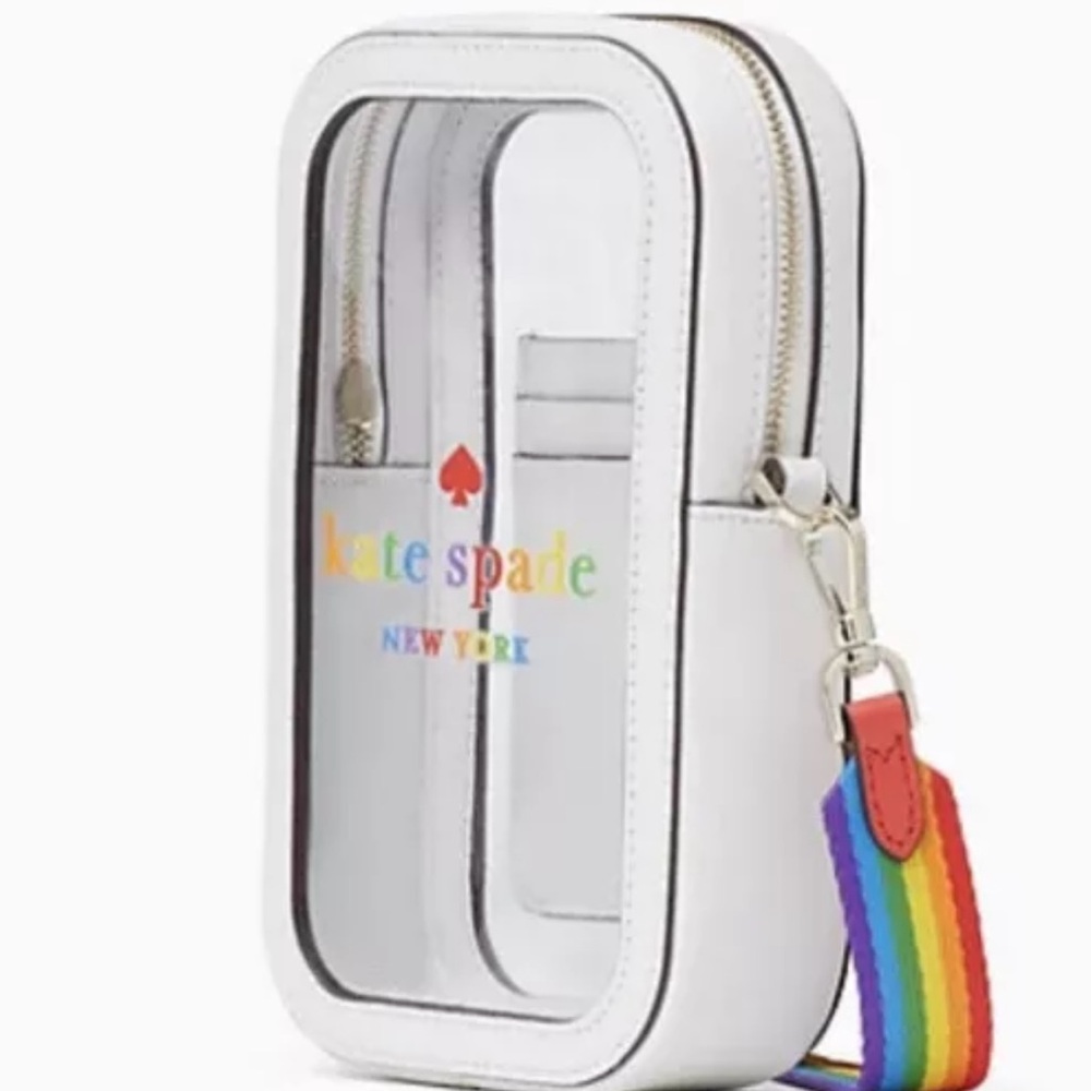 Kate Spade Rainbow North South crossbody bag-EEEUC
